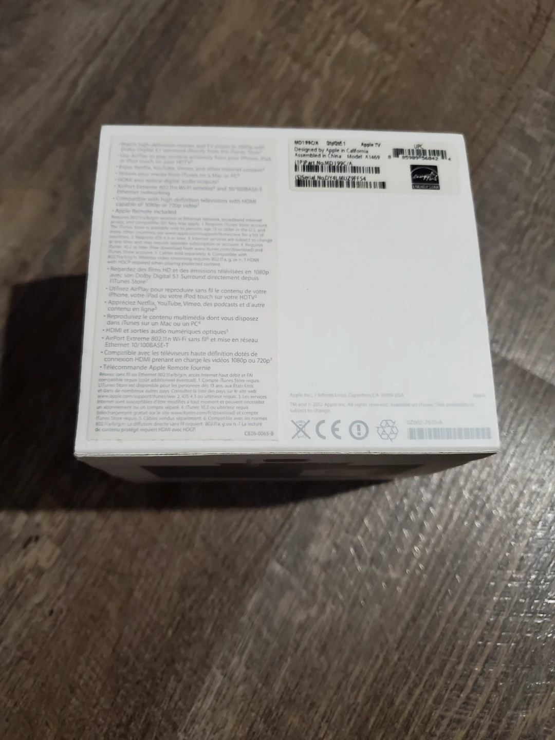 Apple TV (3rd Generation) with Remote & Box - photo 2