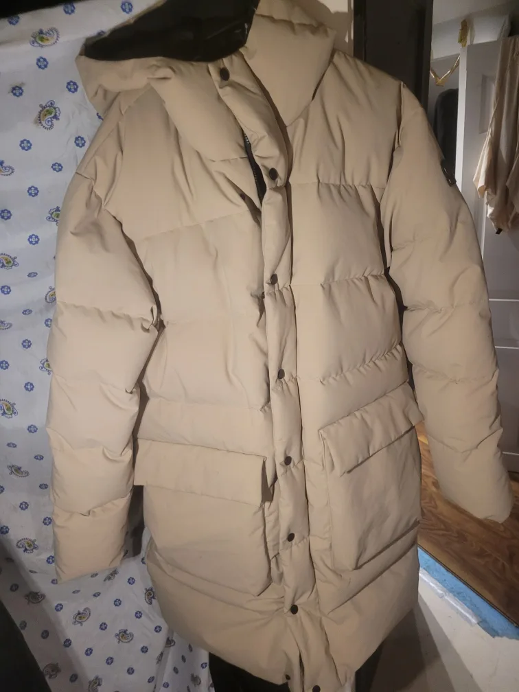 Kanuk Beige Puffer Jacket - Size S image indicator(2)