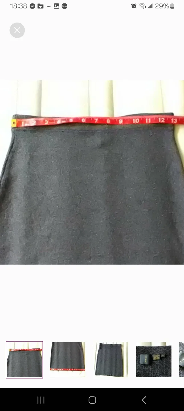 MAG miniskirt - Size XS sparkling dark gray image indicator(4)