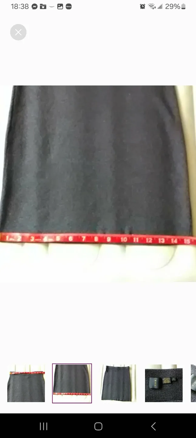 MAG miniskirt - Size XS sparkling dark gray image indicator(5)