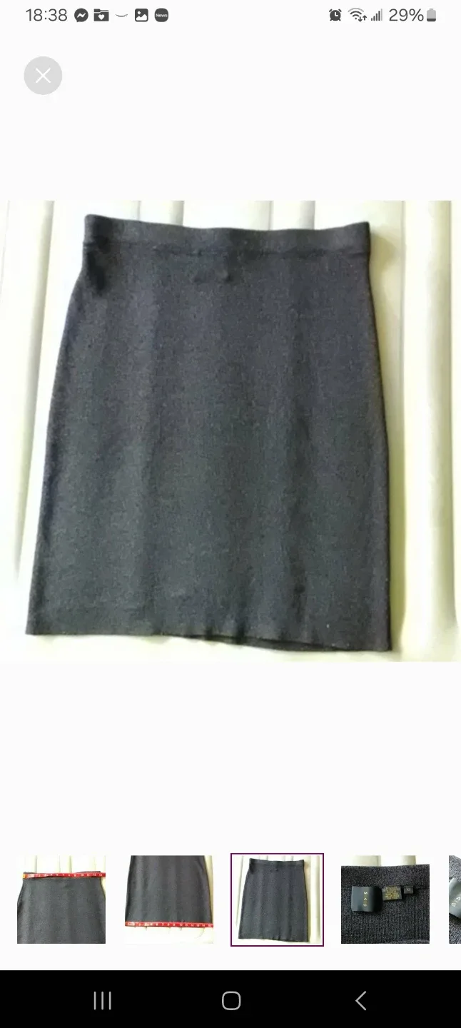 MAG miniskirt - Size XS sparkling dark gray image indicator(6)