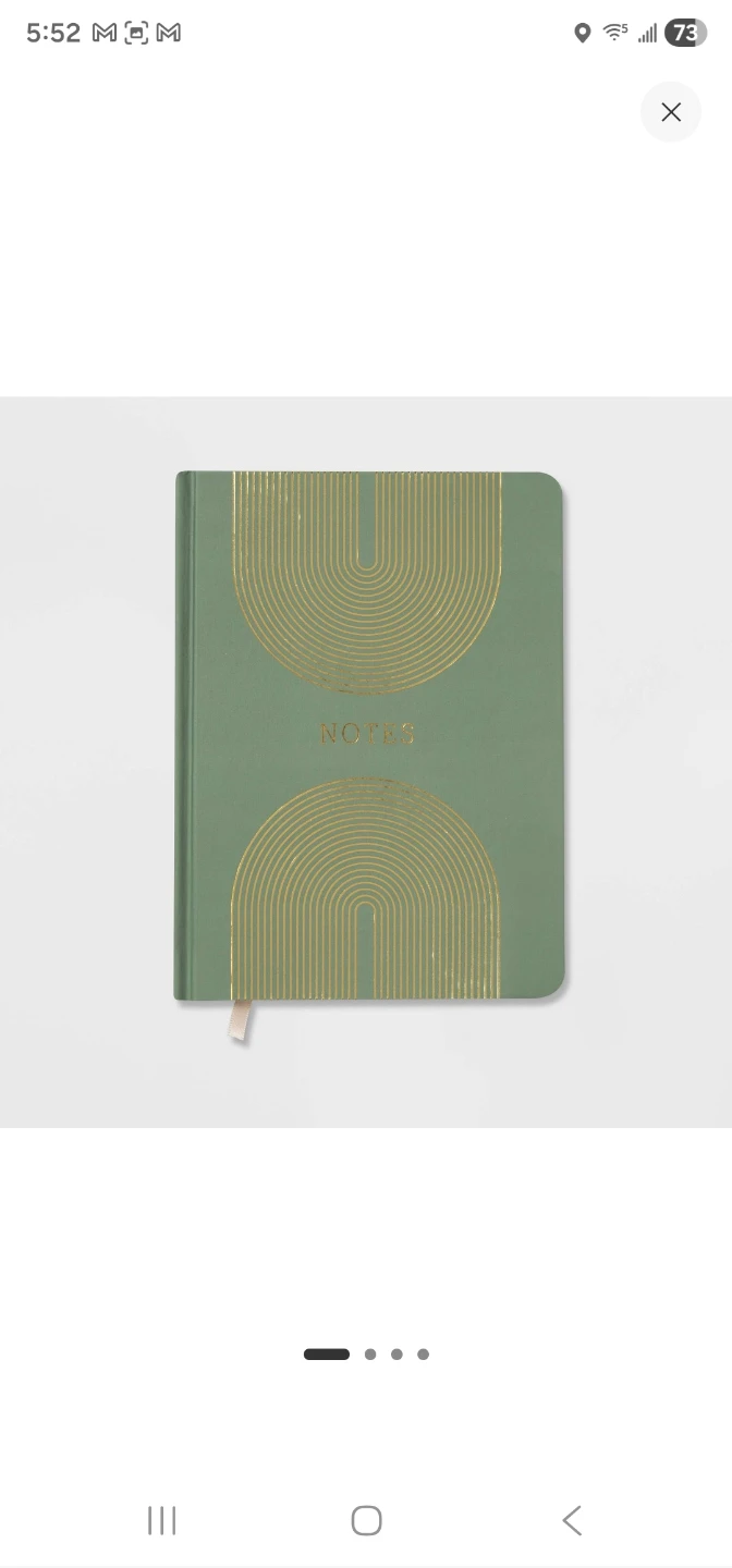 Target Sage Green Notes Journal