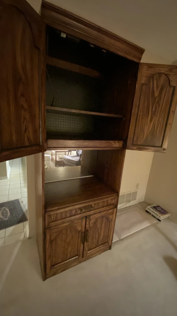 Wooden Hutch Cabinet - photo 2