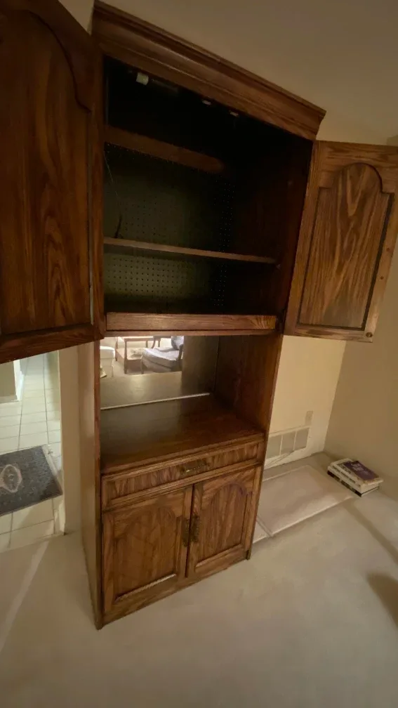 Wooden Hutch Cabinet image indicator(2)