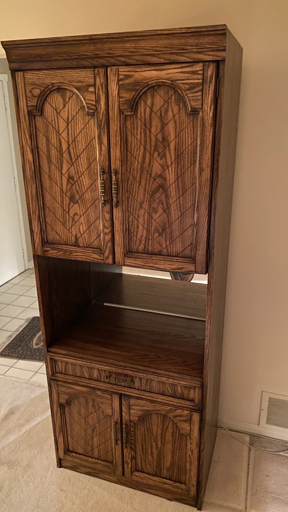 Wooden Hutch Cabinet