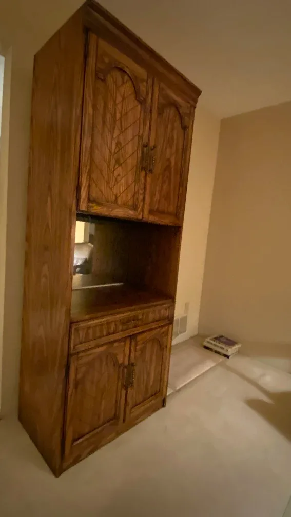 Wooden Hutch Cabinet image indicator(3)