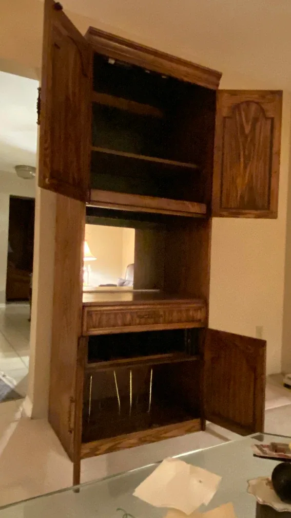 Wooden Hutch Cabinet image indicator(6)