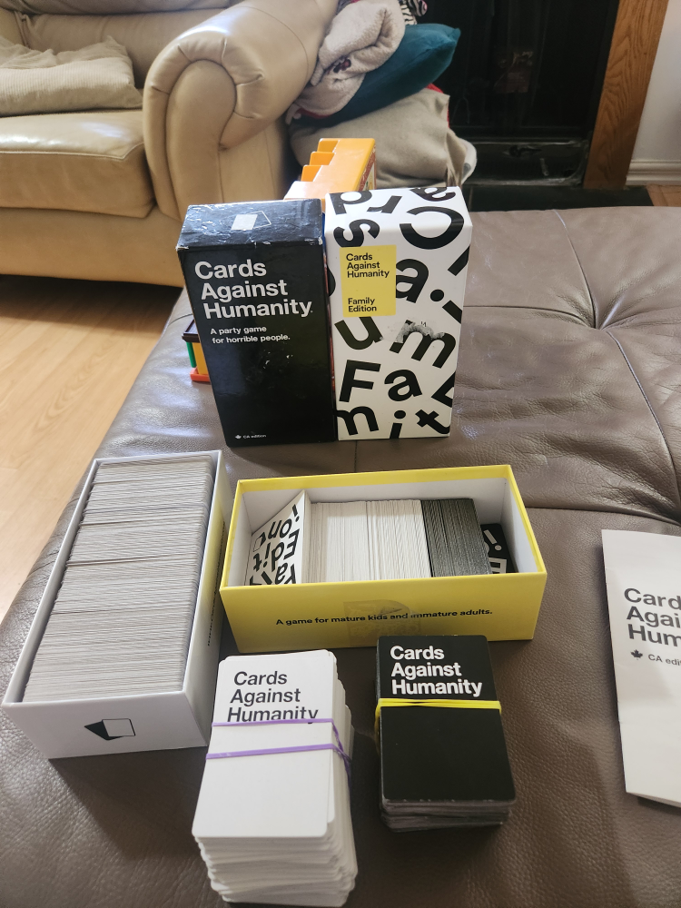 Cards Against Humanity: Family Edition & Base Game