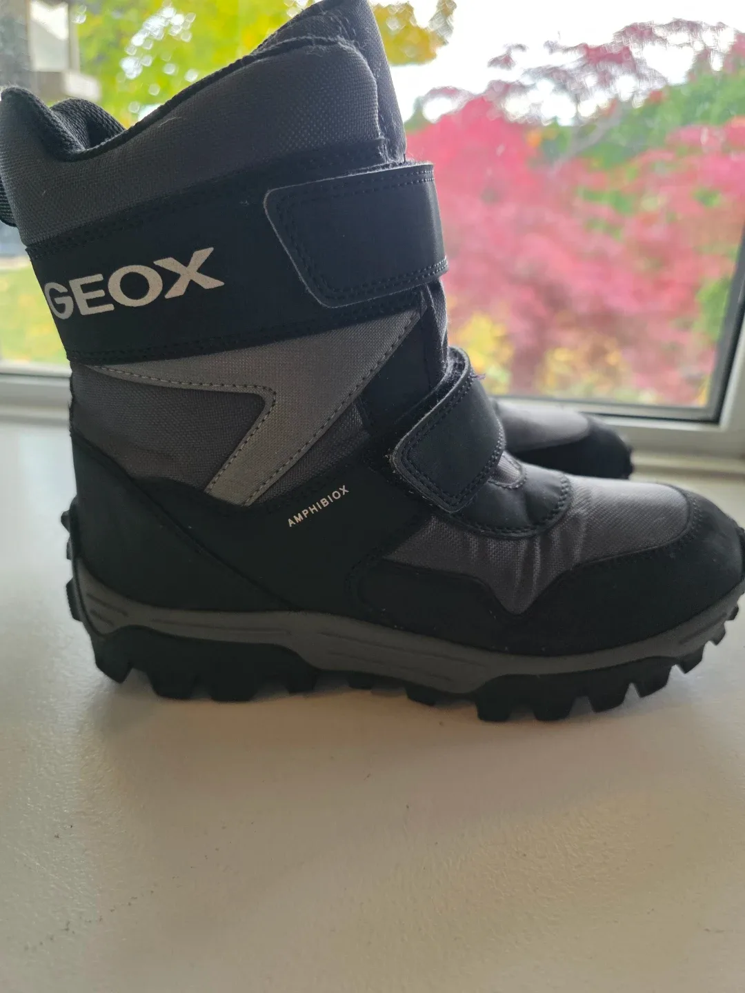 Geox Amphibiox Kids' Winter Boots, Size 2 US