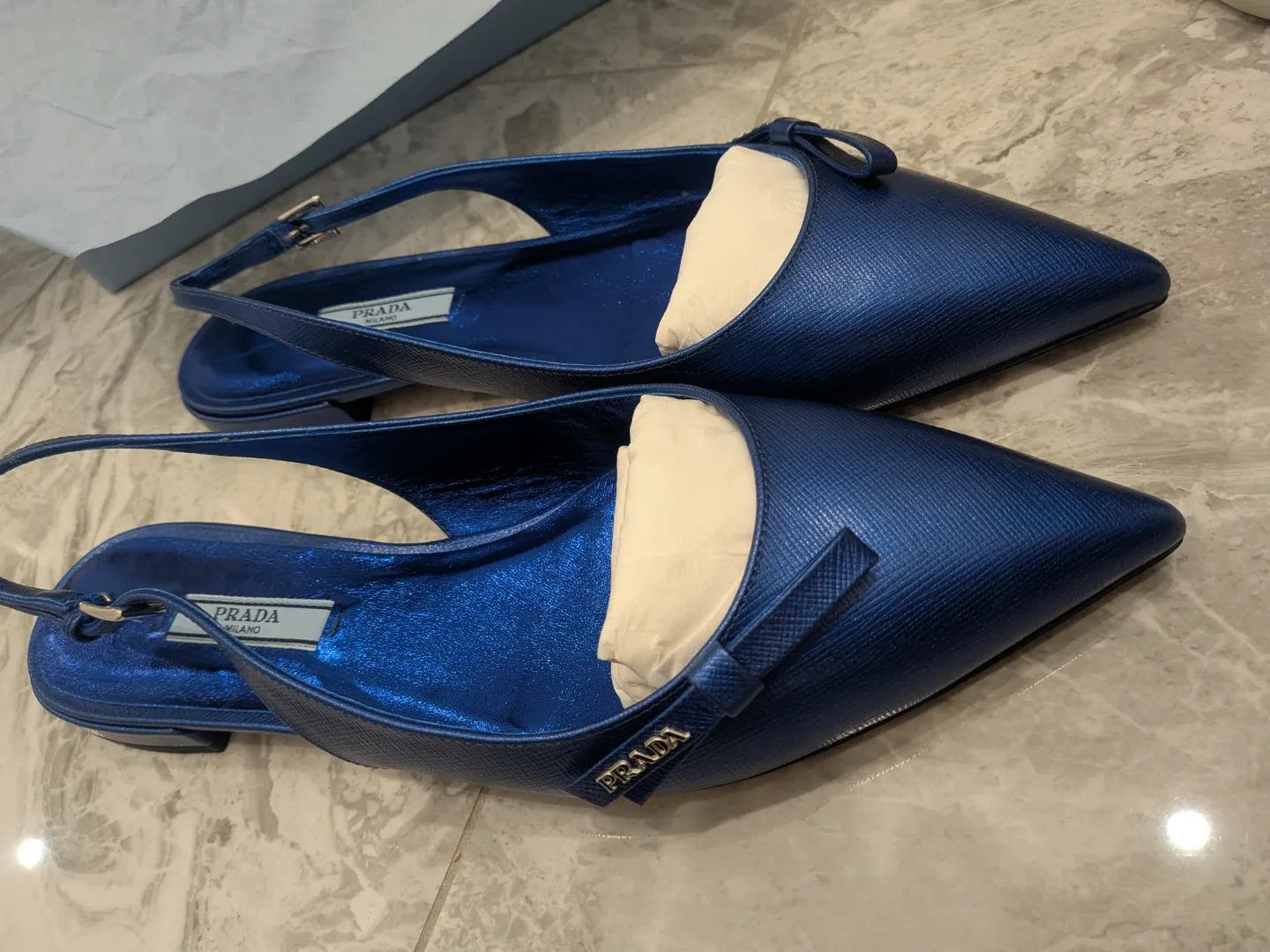 New Prada Slingback Shoes - Size 39 image indicator(2)