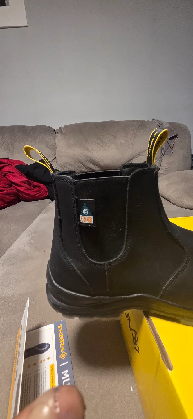 Terra Black Work Boots - Size 13 image indicator(5)