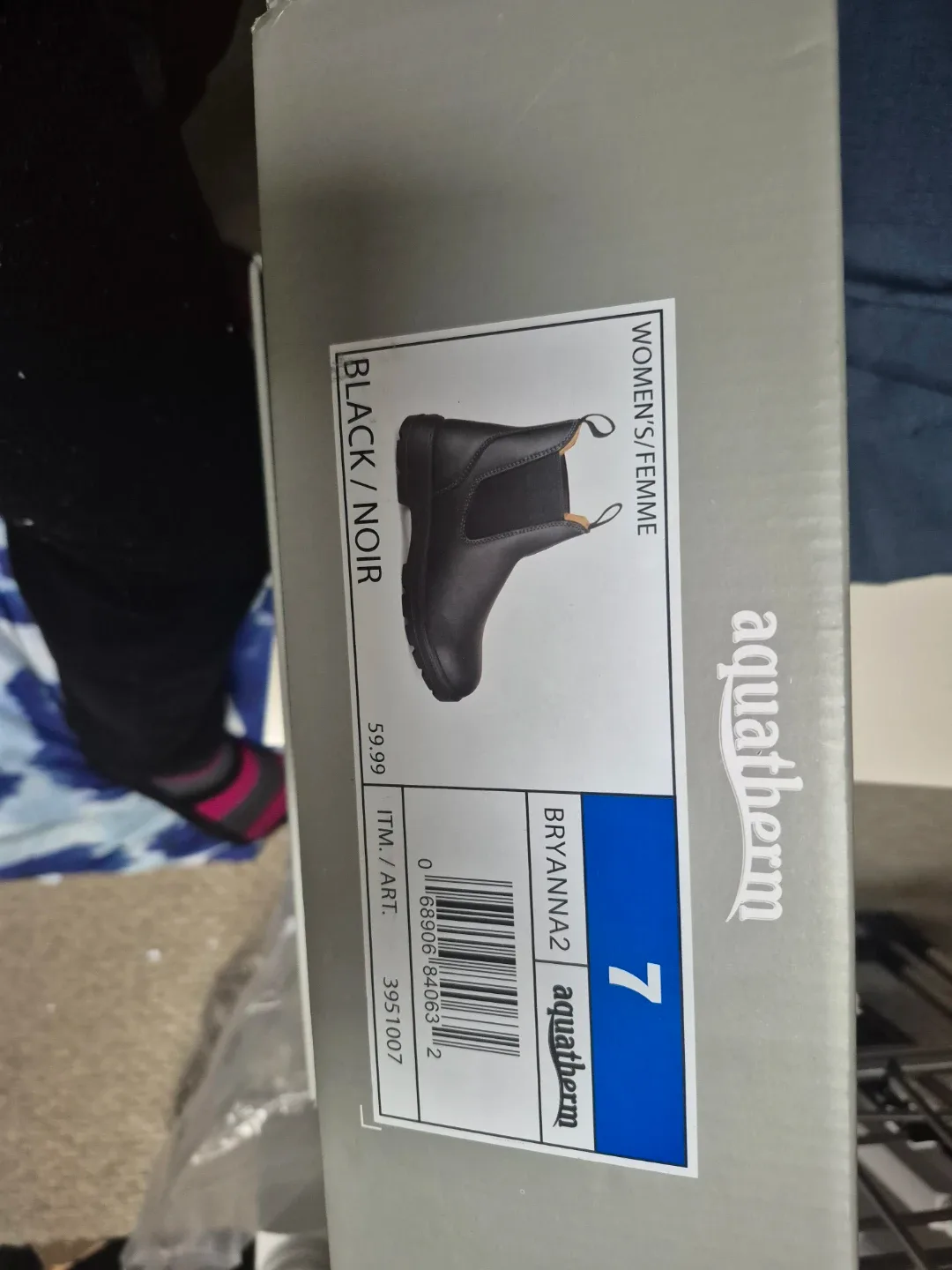 Aquatherm Bryanna2 Women's Black Boots - Size 7 image indicator(2)