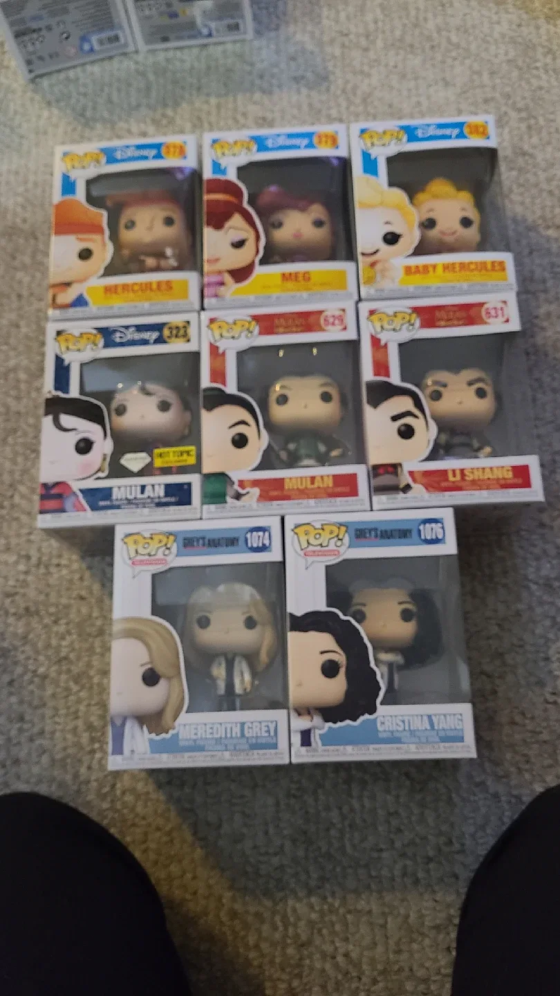 Funko Pop! Disney & Grey's Anatomy Figures thumbnail