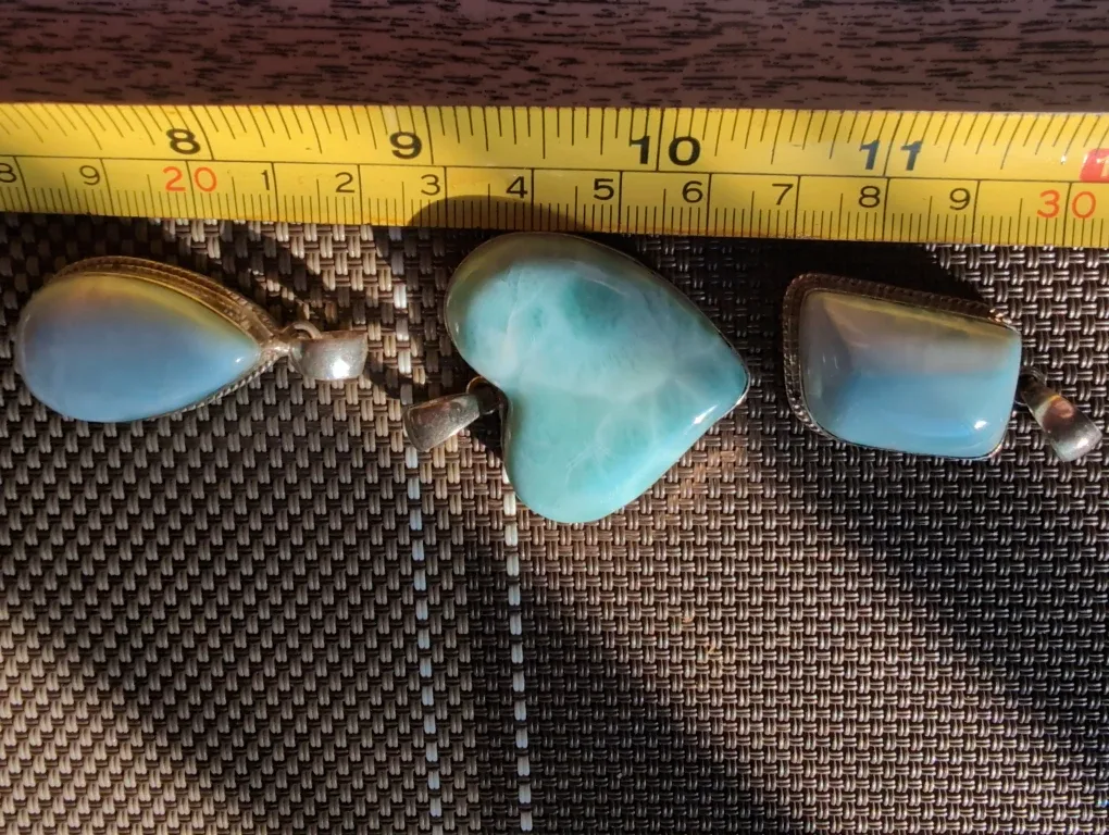 Larimar Silver Pendants (3) image indicator(5)