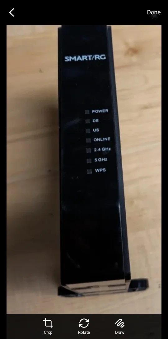 SMART/RG RG635N Wireless Gateway image indicator(5)