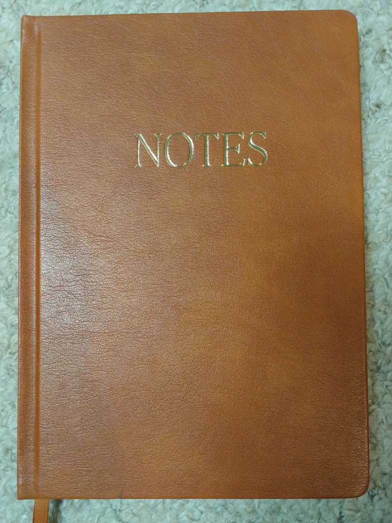 Sweet Water Decor Tan Faux Leather Journal - New!