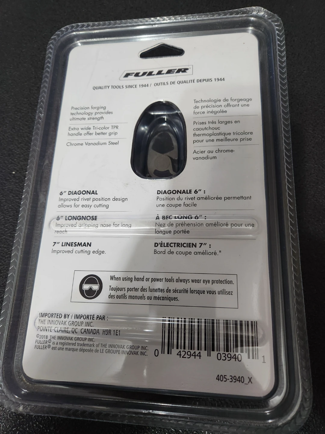 Fuller Pro Plier Set - 3 Piece - photo 2