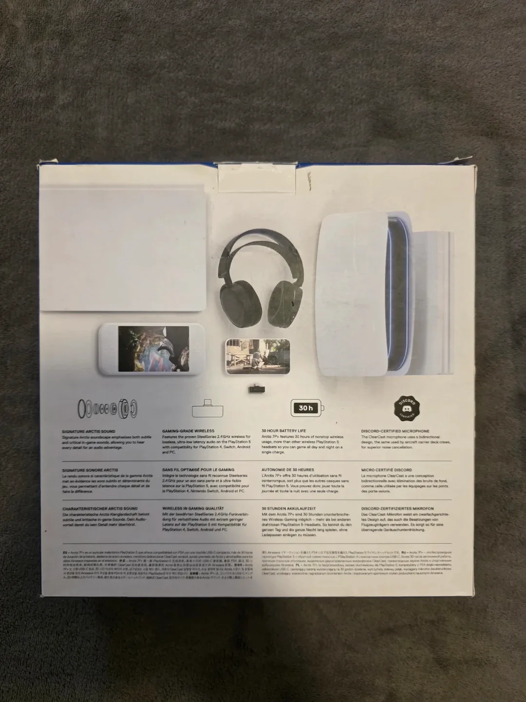 SteelSeries Arctis 7P+ Wireless Gaming Headset (White) image indicator(5)