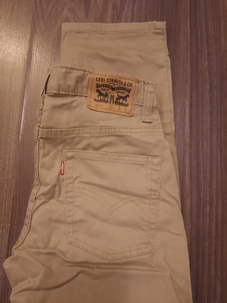 $10 Levi's 511 Pants Beige Boy's Size 16 - photo 2