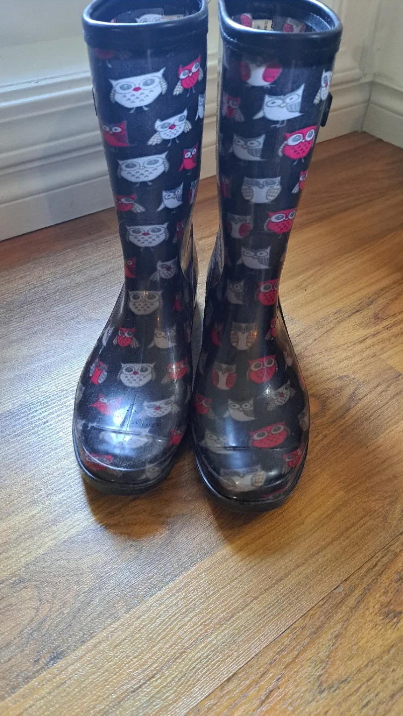 Capelli New York Owl Rain Boots - Size 9 image indicator(2)