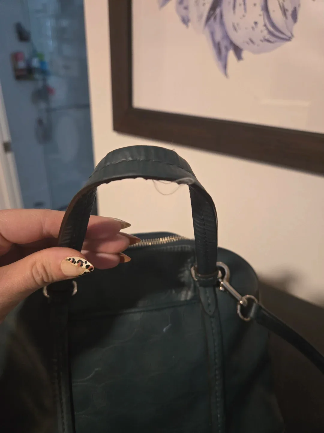 Coach Purse- Teal Green image indicator(2)