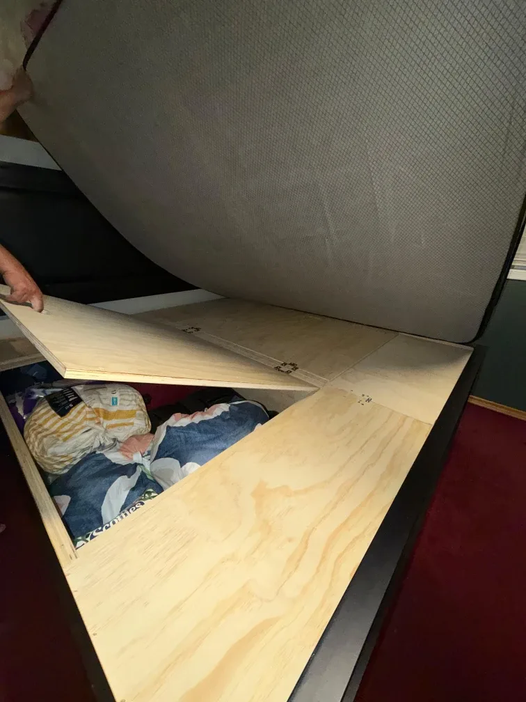 Queen Size Bed Frame with Storage & Nightstand image indicator(3)