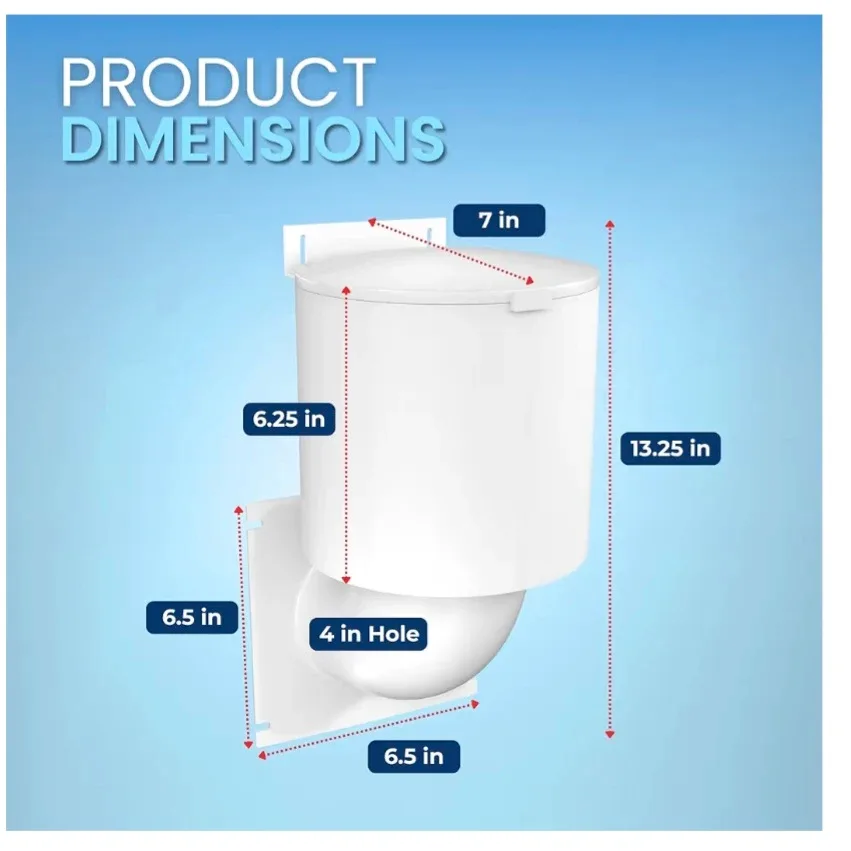 RAEFLOW Dryer Vent Cover - White image indicator(5)