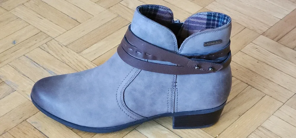 ✨Rockport Cobb Hill Suede Leather Boots – Rare Taupe/Brown Color