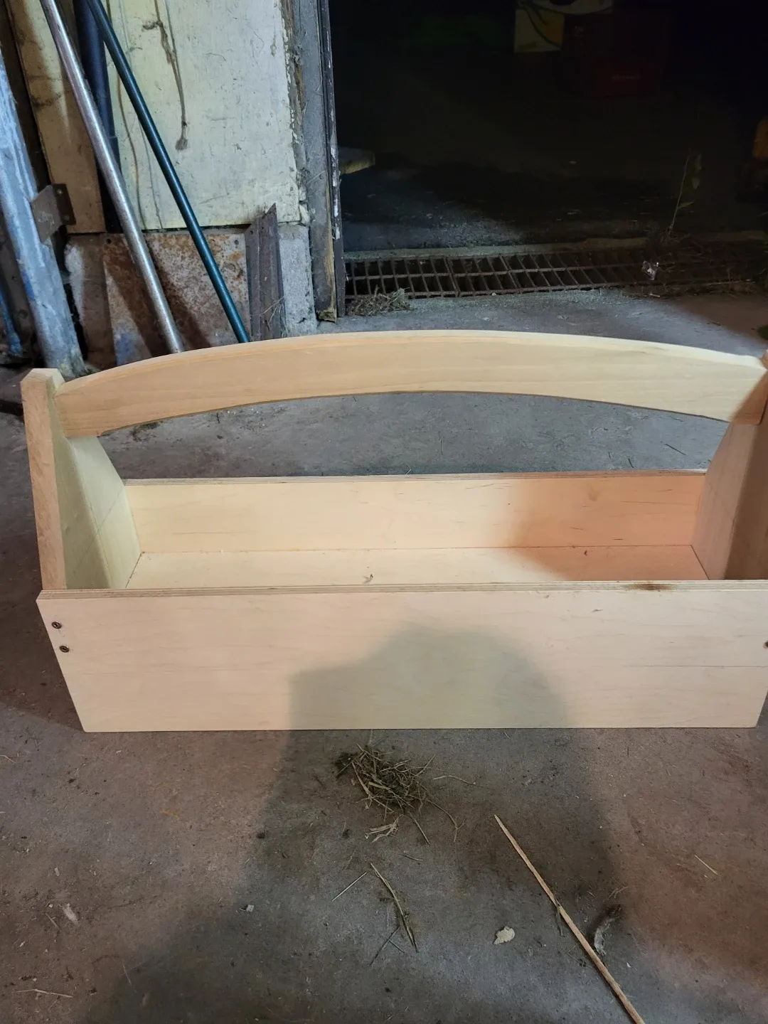 Handmade Wooden Tool Box with Handle image indicator(3)