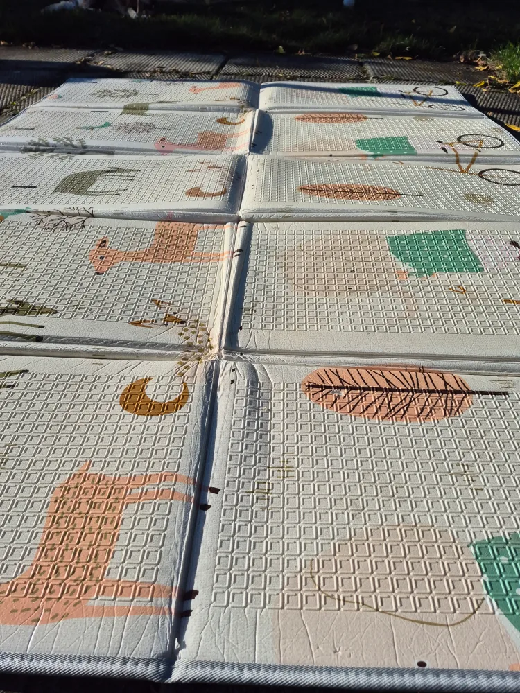 Kids Play Mat with Forest & Bicycle Design image indicator(2)