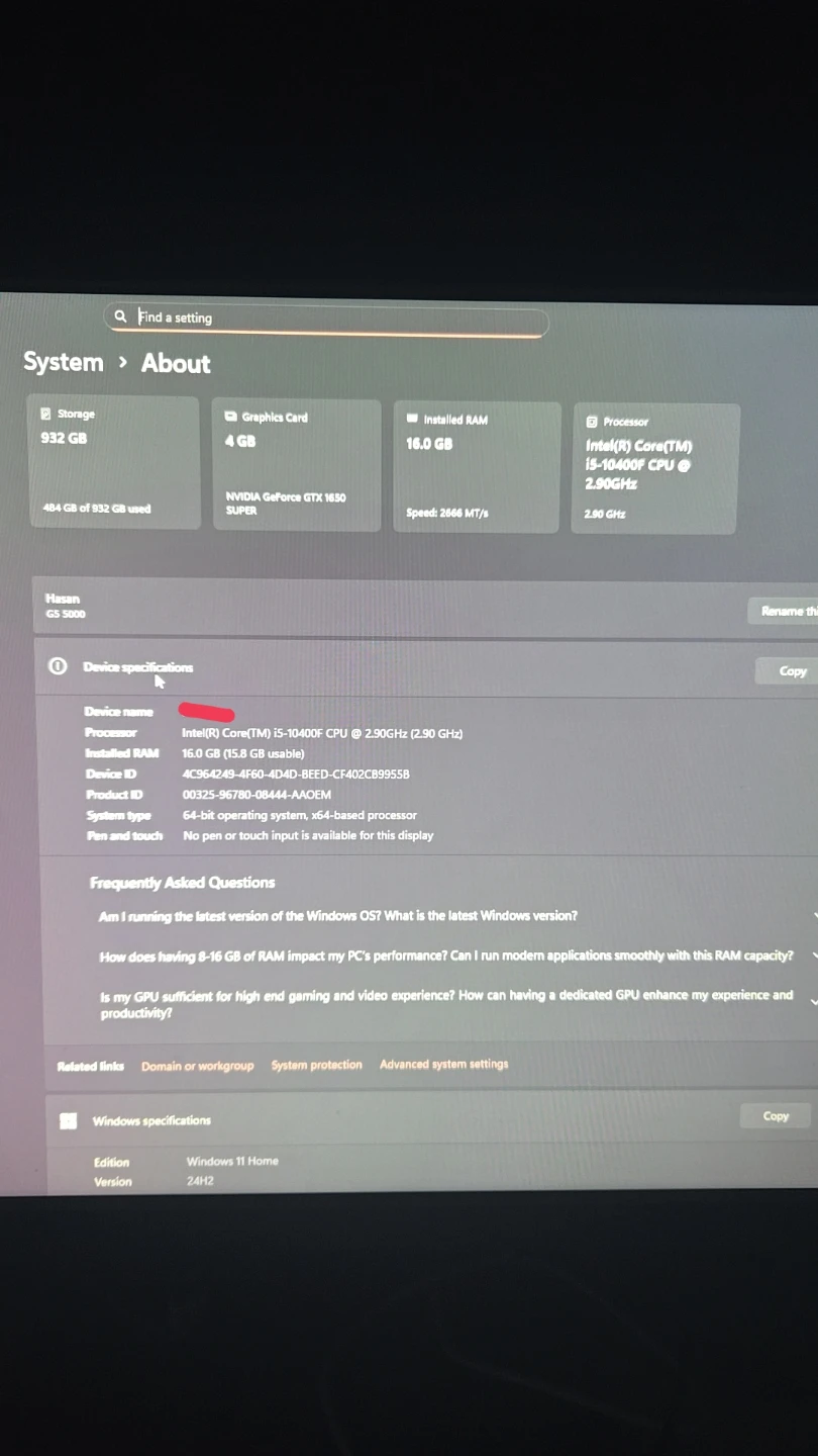 Dell G5 5000 Gaming PC, White Keyboard, ViewSonic Monitor - photo 4
