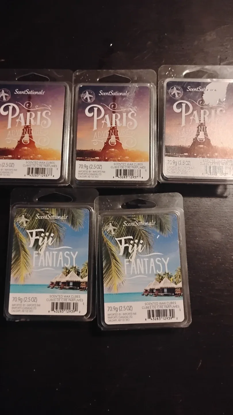 ScentSationals Wax Cubes: Paris Adventure & Fiji Fantasy🥕 thumbnail