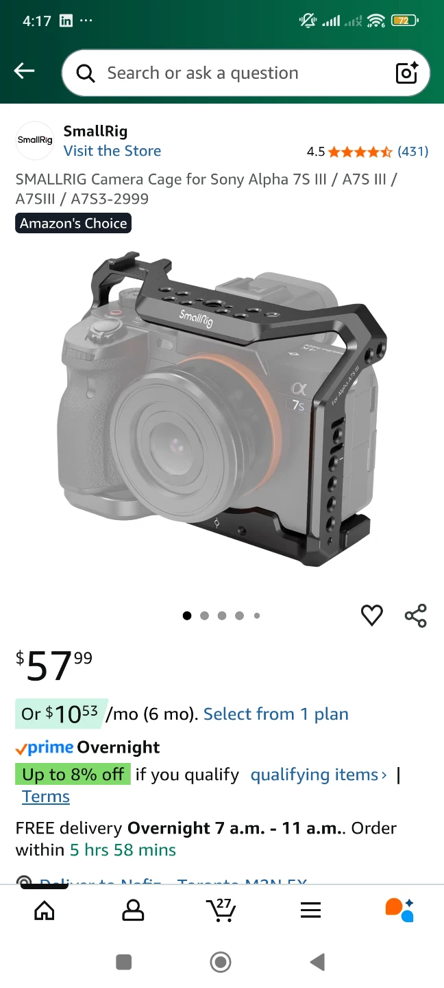 SMALLRIG Camera Cage-Sony Alpha 7S III - photo 4