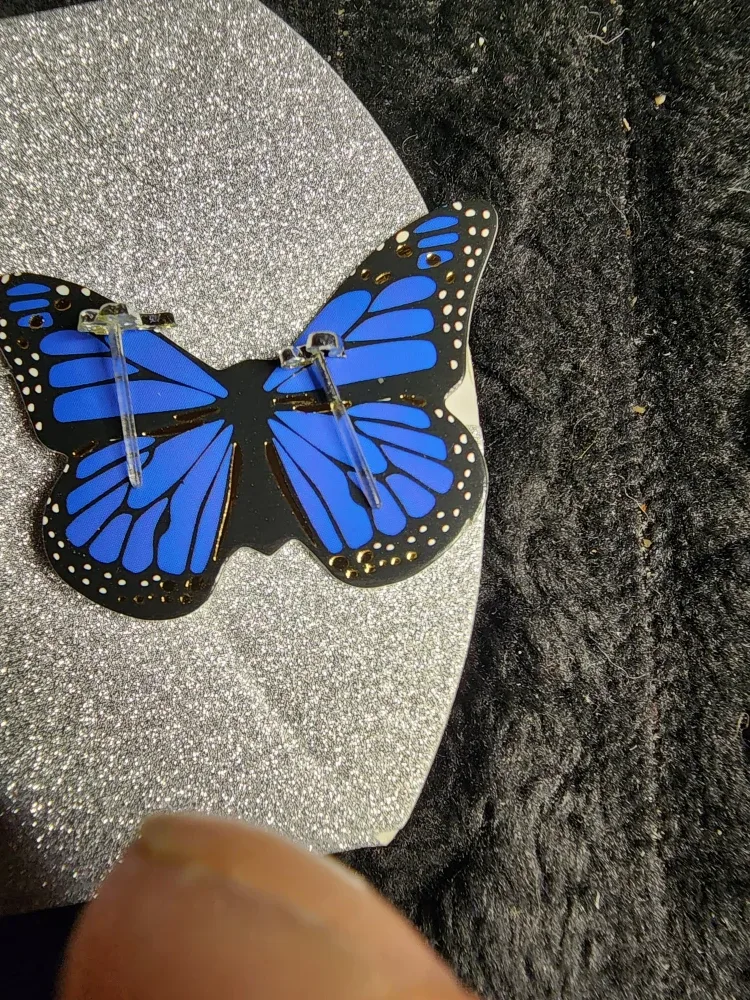 Assorted Stud Earrings - Silver colour acrylic stems image indicator(2)