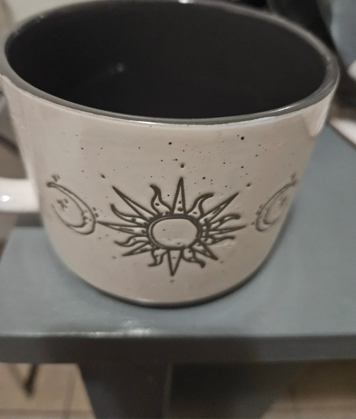 Set of two positive energy mugs