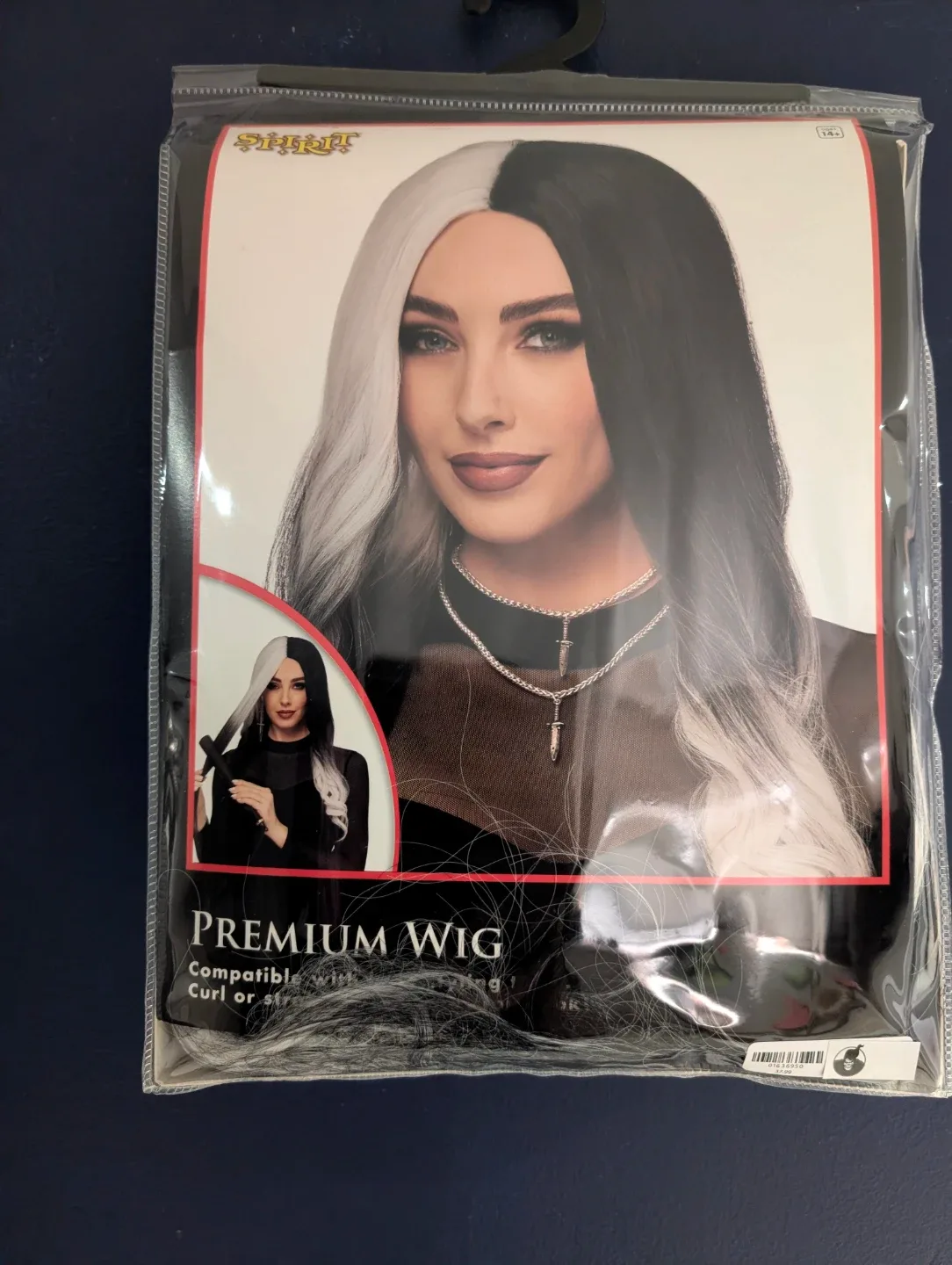 Premium Wig - Black & White (Spirit Halloween) image indicator(2)