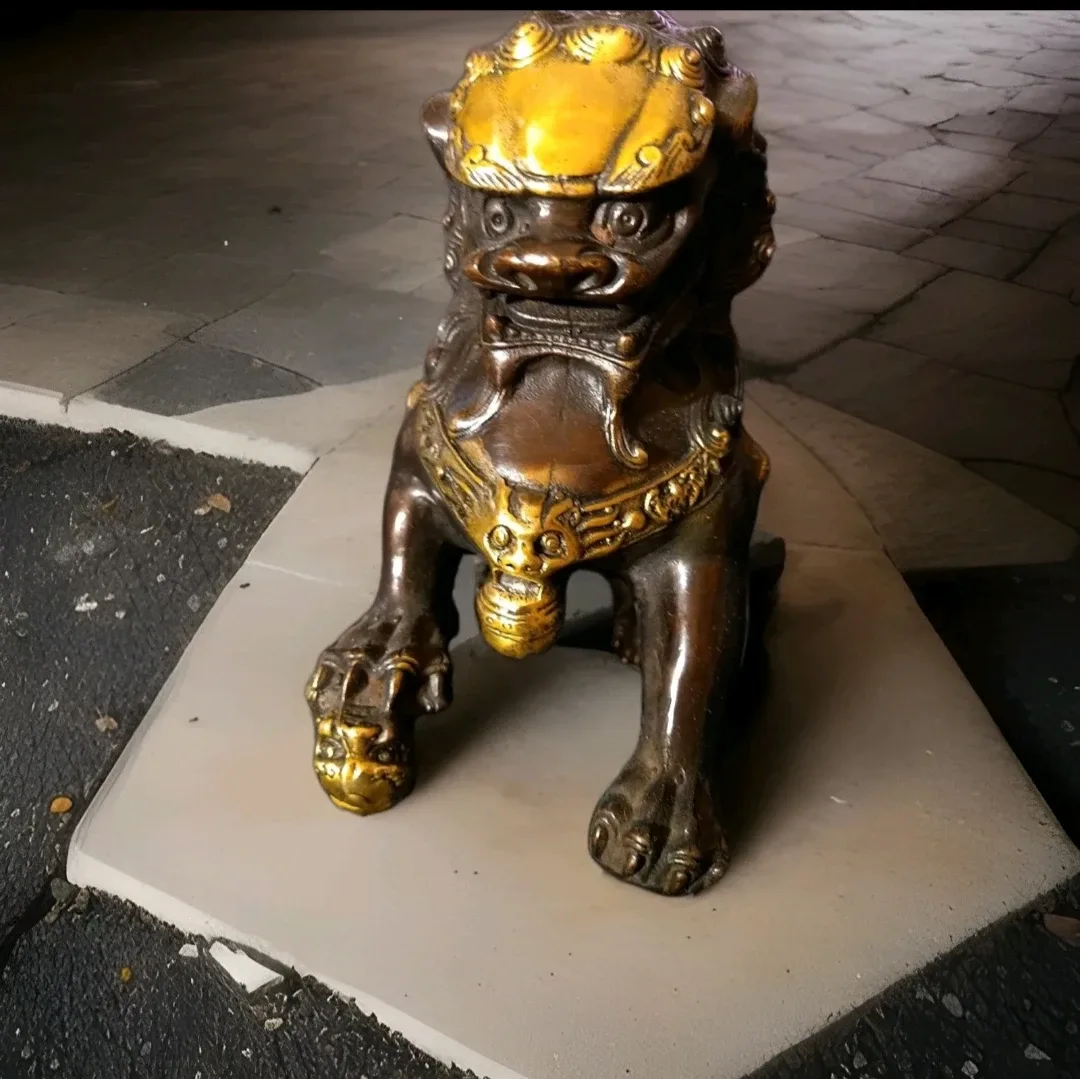 Chinese Guardian Lion Protection Prosperity and Good Fortune