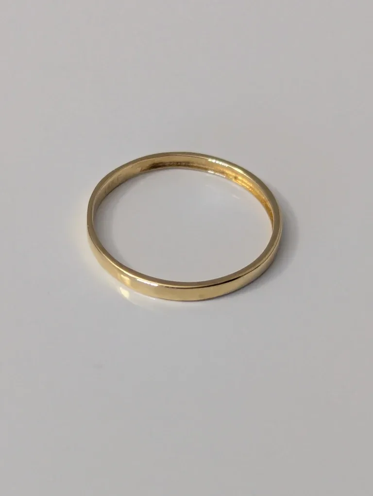 14k Yellow Gold Filled 2 mm Ring | Size 10 image indicator(3)