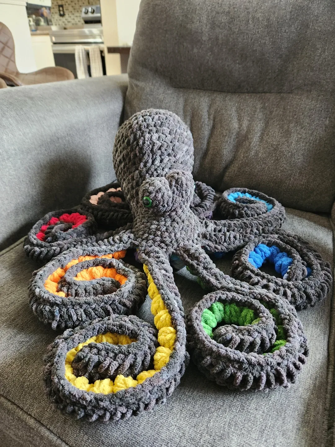 Handmade Crochet Octopus Plushie