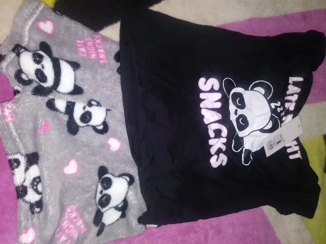 Panda Pajama Set - kids 10 12