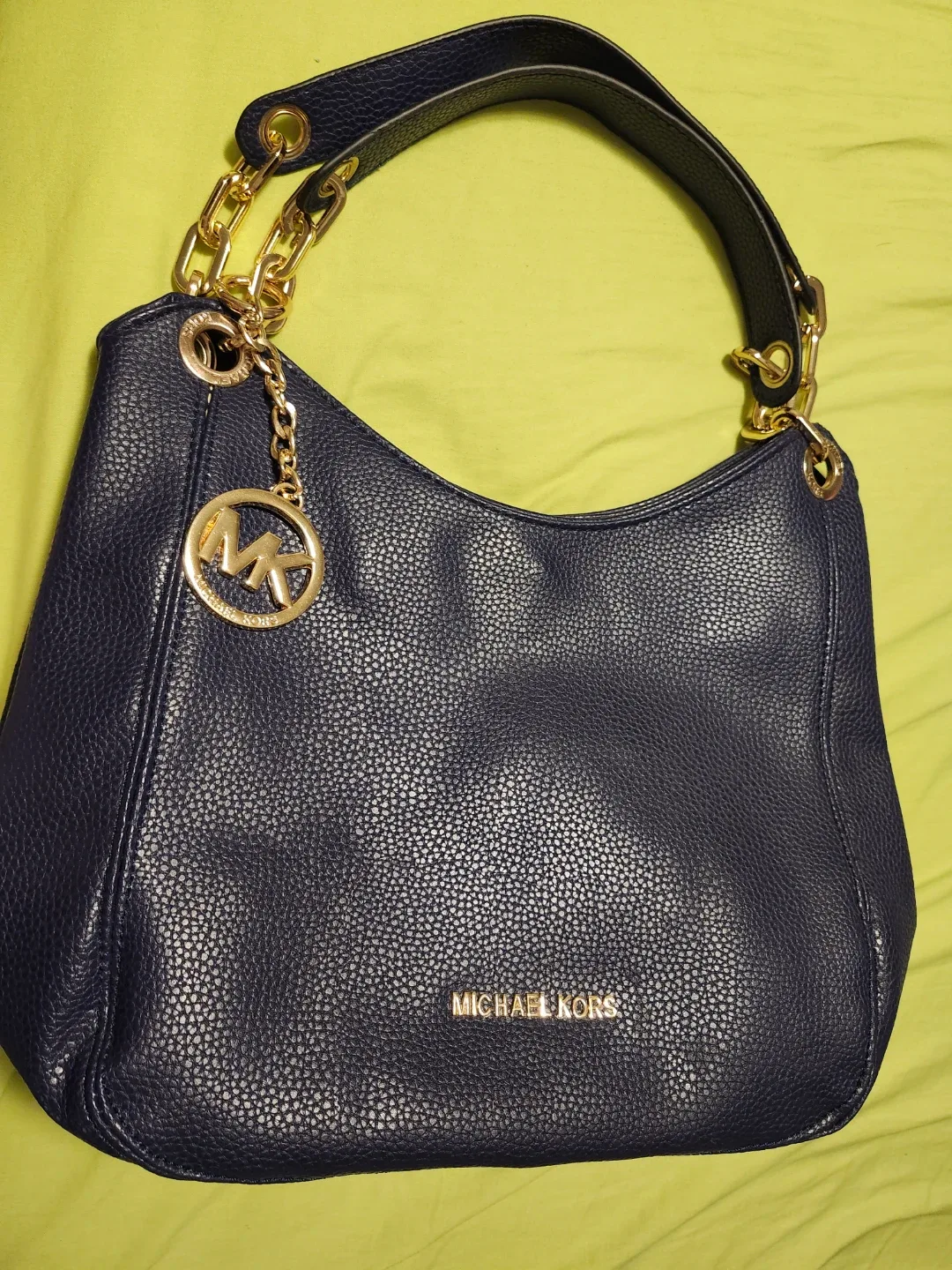 Michael Kors Navy Blue Shoulder Bag thumbnail