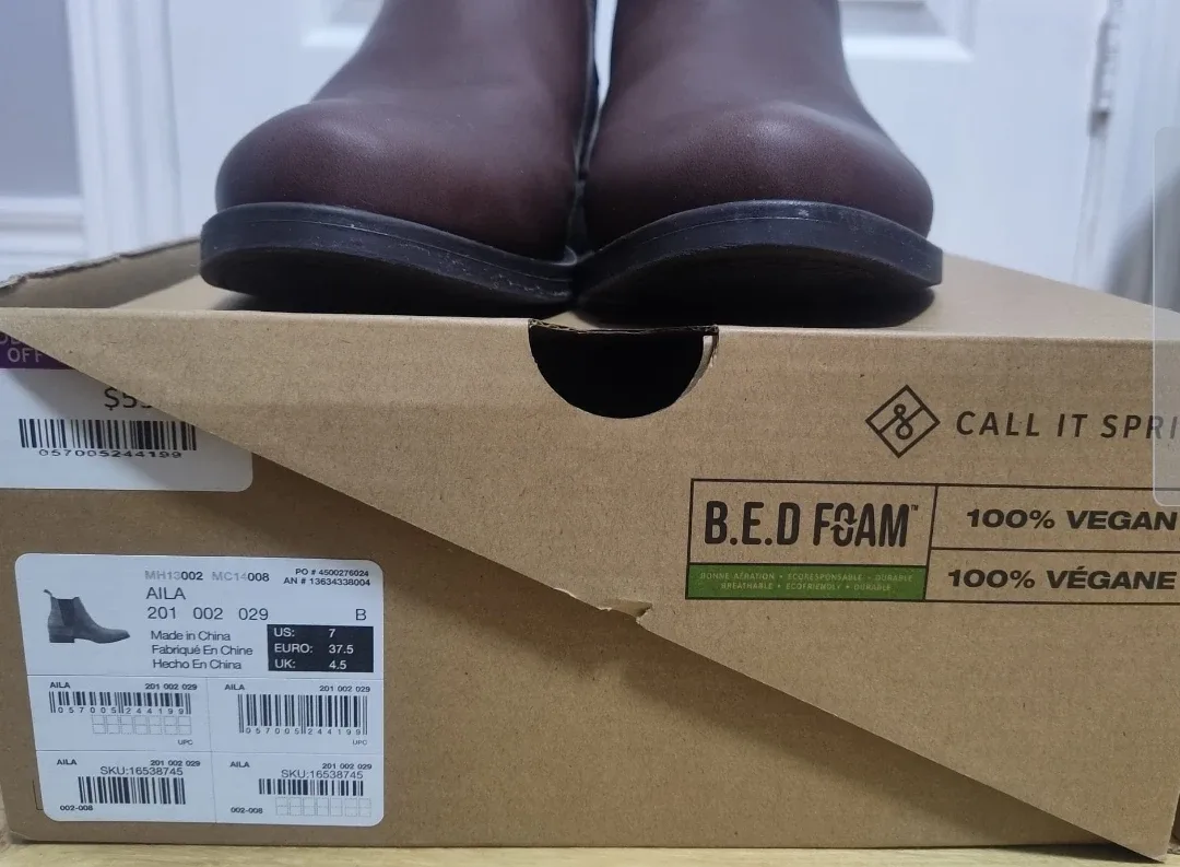 Call It Spring Chelsea Boots (brown) - Size 7 thumbnail