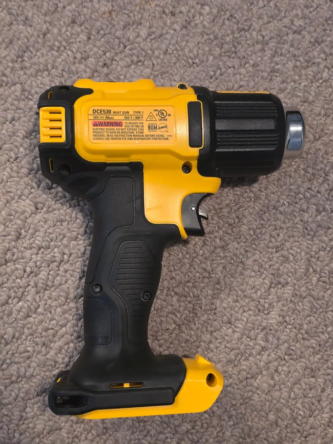 DeWalt 20V Cordless Heat Gun - Bare Tool image indicator(2)