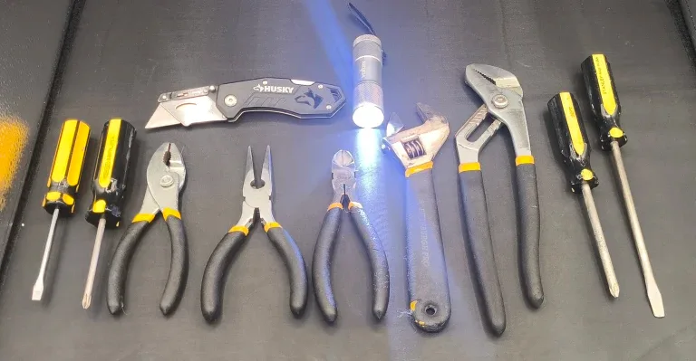 11-Piece Yellow & Black Tool Kit – Home • Auto •