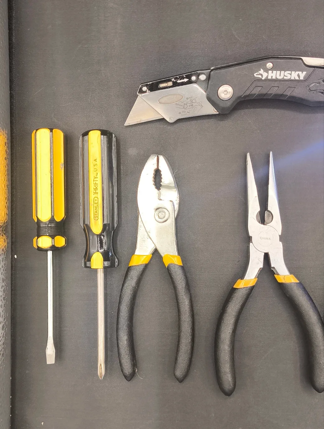 11-Piece Yellow & Black Tool Kit – Home • Auto • image indicator(4)