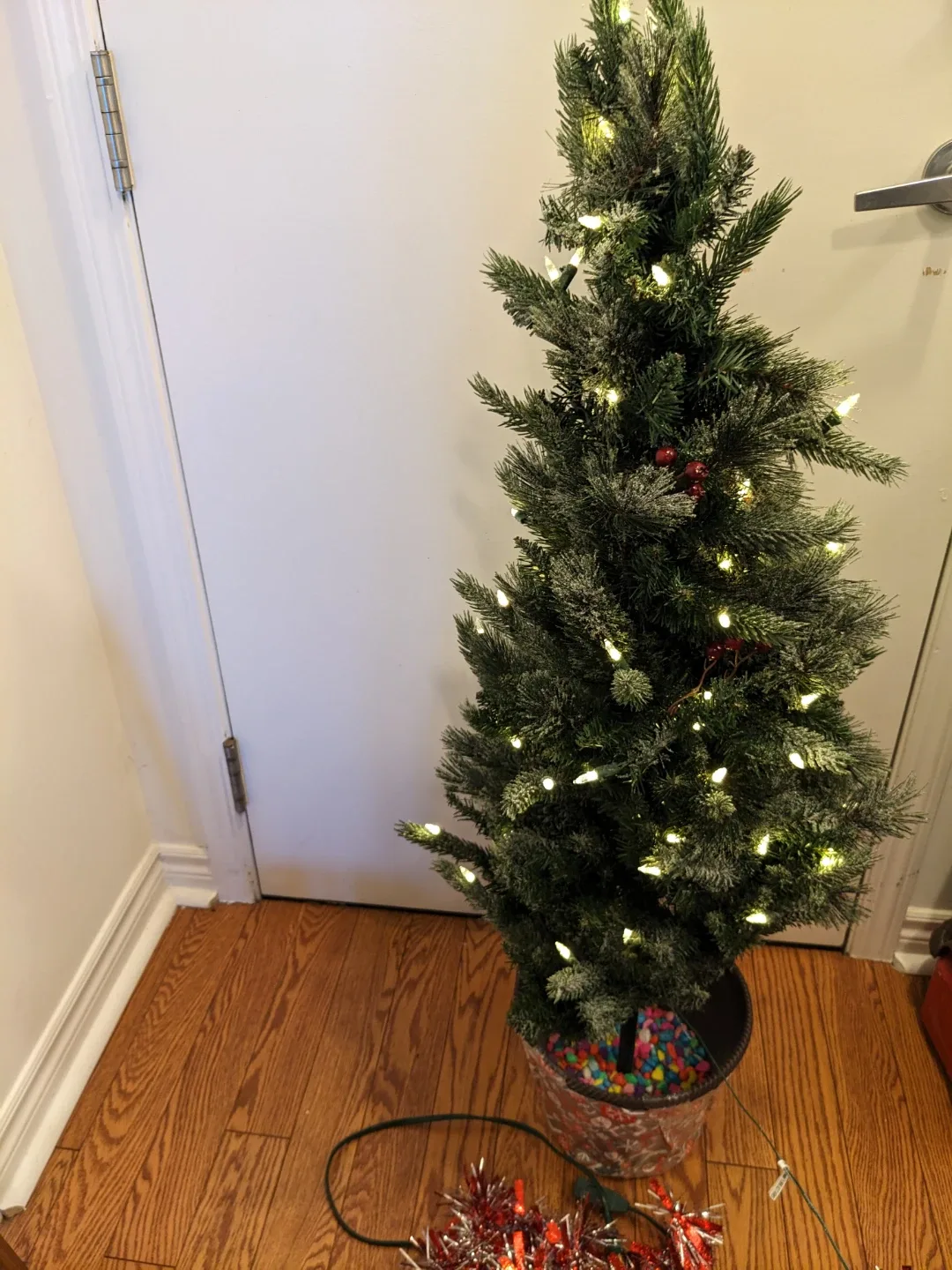 4 foot Noma Christmas Tree with Lights image indicator(3)