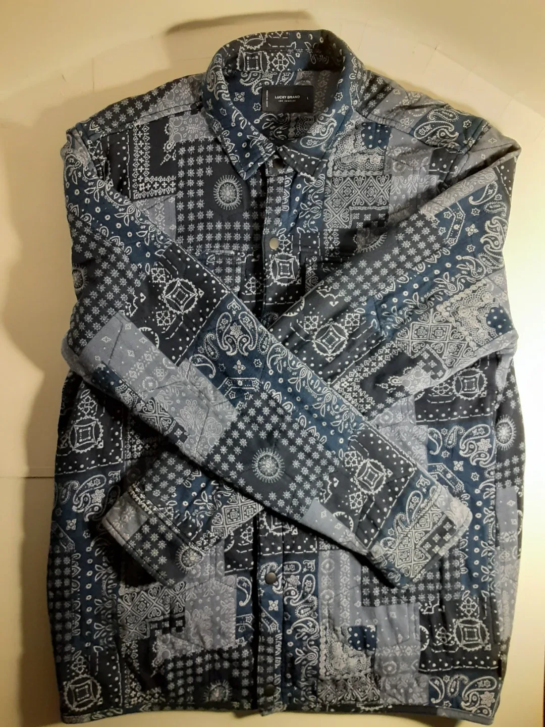 Lucky Brand - Bandana Patchwork/Quilt Style Jacket | S: LG image indicator(3)