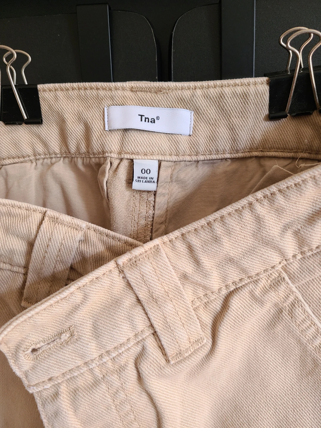 Tna Cargo Pants - Size 00 - Beige - photo 2