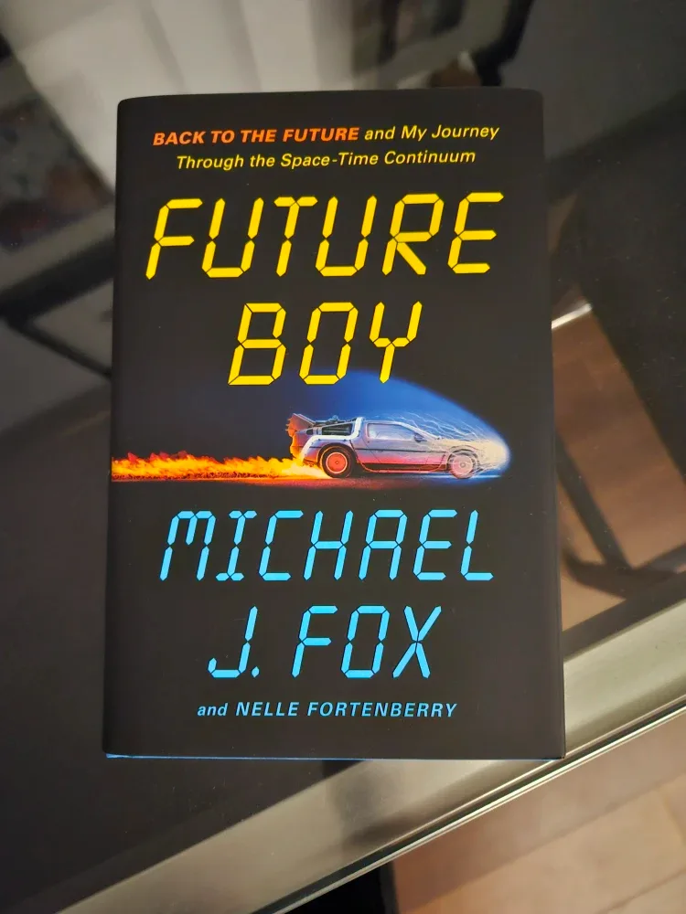 Future Boy Michael J. Fox Hardcover MINT Back to the Future