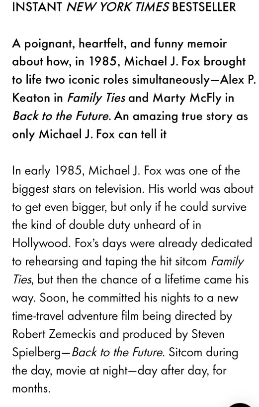 Future Boy Michael J. Fox Hardcover MINT Back to the Future image indicator(5)